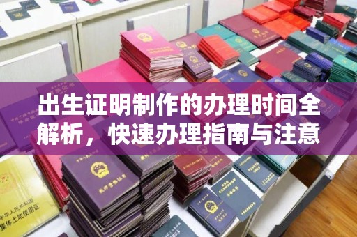 大同出生证明制作的办理时间全解析，快速办理指南与注意事项