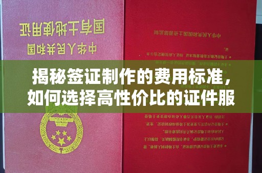 九江揭秘签证制作的费用标准，如何选择高性价比的证件服务