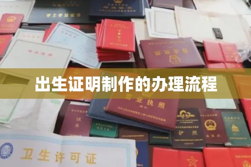 民权出生证明制作的办理流程